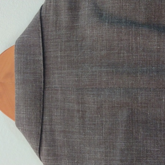 Like New J Hilburn Custom Made Light Brown Wool/Silk/Linen Summer Jacket 42R* - Picture 15 of 16